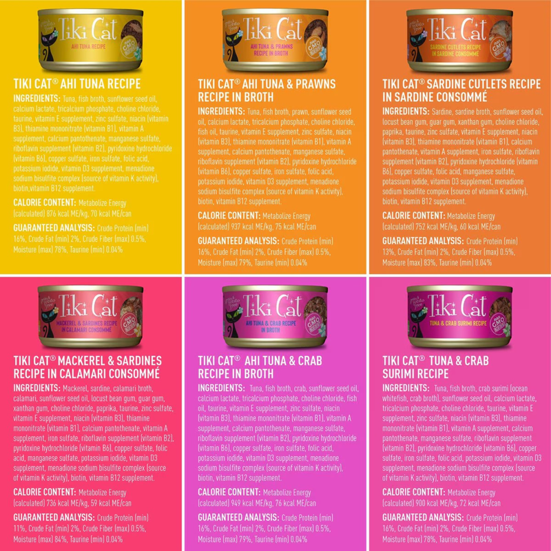 Canned Cat Food - MEGA PACKS - Seafood Selects