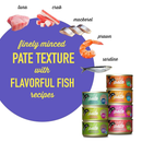 Canned Cat Food - MEGA PACKS - Fish Favorites Paté