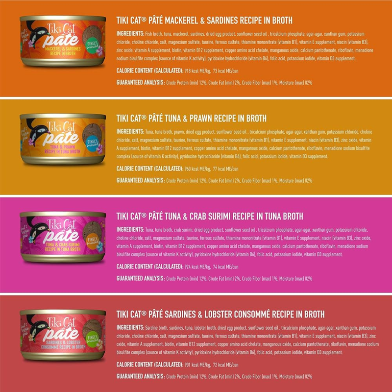 Canned Cat Food - MEGA PACKS - Fish Favorites Paté