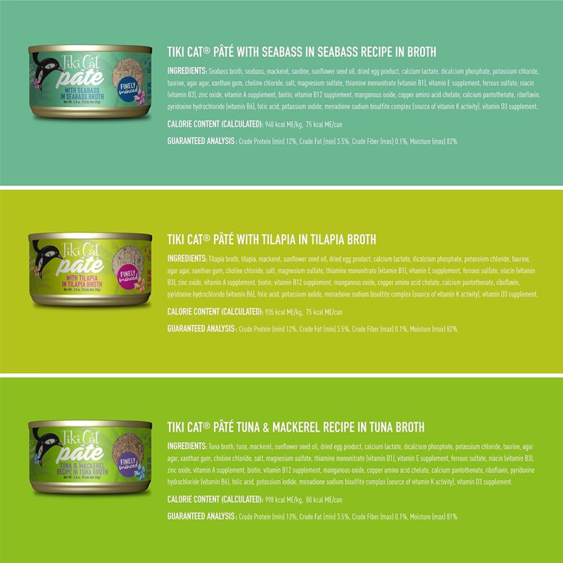 Canned Cat Food - MEGA PACKS - Fish Favorites Paté