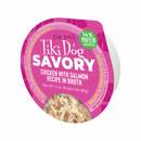 Wet Dog Food - Savory - Chicken with Salmon Recipe in Broth