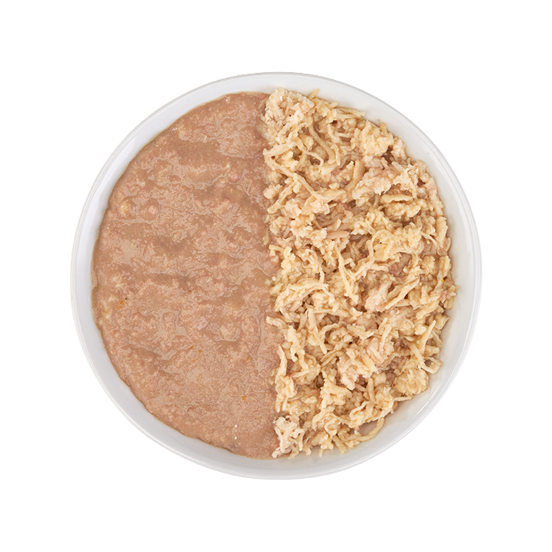 Canned Cat Food - SILVER Mousse + Shreds - Chicken, Salmon & Chicken Liver