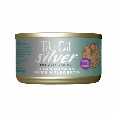 Canned Cat Food - SILVER Whole Foods - Tuna & Mackerel