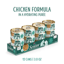 Canned Cat Food - Senior - Chicken Formula in a Hydrating Purée