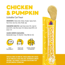 Gâterie pour chats en conserve - Clâtres divins - poulet avec saumon et citrouille en gelée - 4 x 85 g