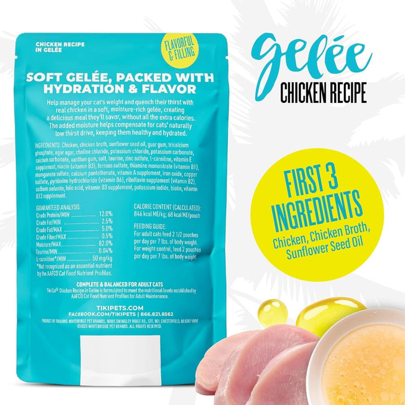 Wet Cat Food - LUAU lean - Chicken Recipe in Gelée