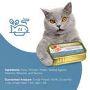 Nourriture pour chats en conserve - Ultimates - Thon avec poitrine de poulet et crevettes - 85 g