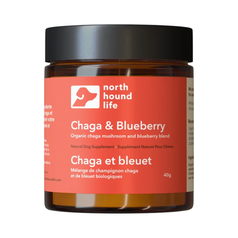 Natural Dog Supplement - Chaga & Blueberry