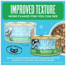 Canned Cat Food - Friends - Minced Tuna, Ocean Whitefish & Pumpkin in Broth