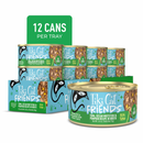 Canned Cat Food - Friends - Minced Tuna, Ocean Whitefish & Pumpkin in Broth