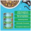Canned Cat Food - Friends - Minced Tuna, Ocean Whitefish & Pumpkin in Broth
