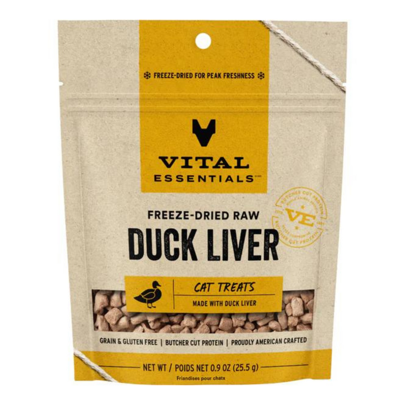 Freeze Dried Cat Treat - Duck Liver - 0.9 oz