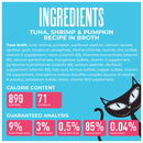 Canned Cat Food - Friends - Minced Tuna, Shrimp & Pumpkin in Broth