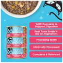 Canned Cat Food - Friends - Minced Tuna, Shrimp & Pumpkin in Broth