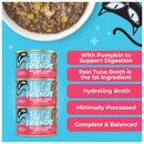 Canned Cat Food - Friends - Minced Tuna, Shrimp & Pumpkin in Broth