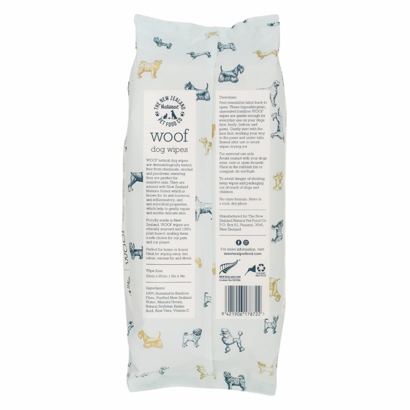 Manuka Honey Dog Wipes