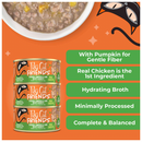 Canned Cat Food - Friends - Minced Chicken, Pumpkin & Lamb in Broth