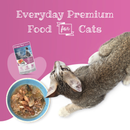 Cat Great - Purre Pulse Plus +, Tuna & Collagène Care (Collagène Care) - 4 x 15 g