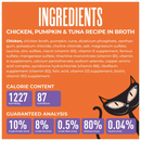 Canned Cat Food - Friends - Minced Chicken, Pumpkin & Tuna in Broth