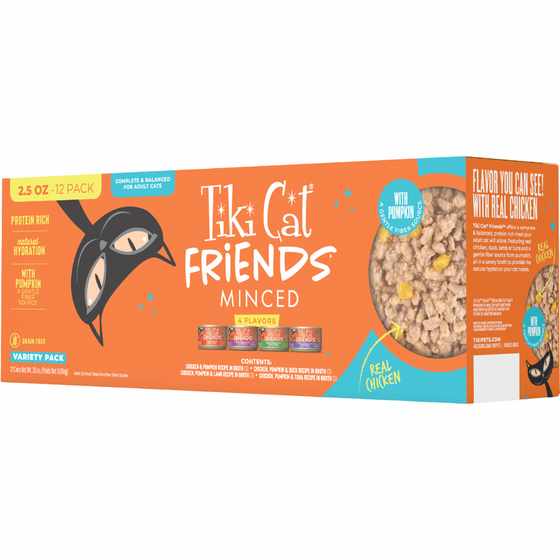 Canned Cat Food - Friends - Minced Chicken Variety Pack
