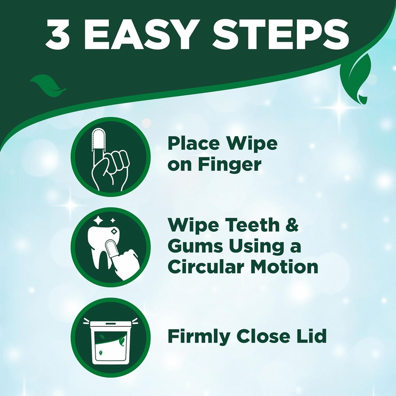 Dental Care Finger Wipes for Dogs & Cats
