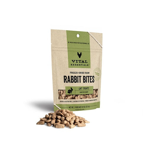 Freeze Dried Cat Treat - Rabbit Bites - 0.9 oz