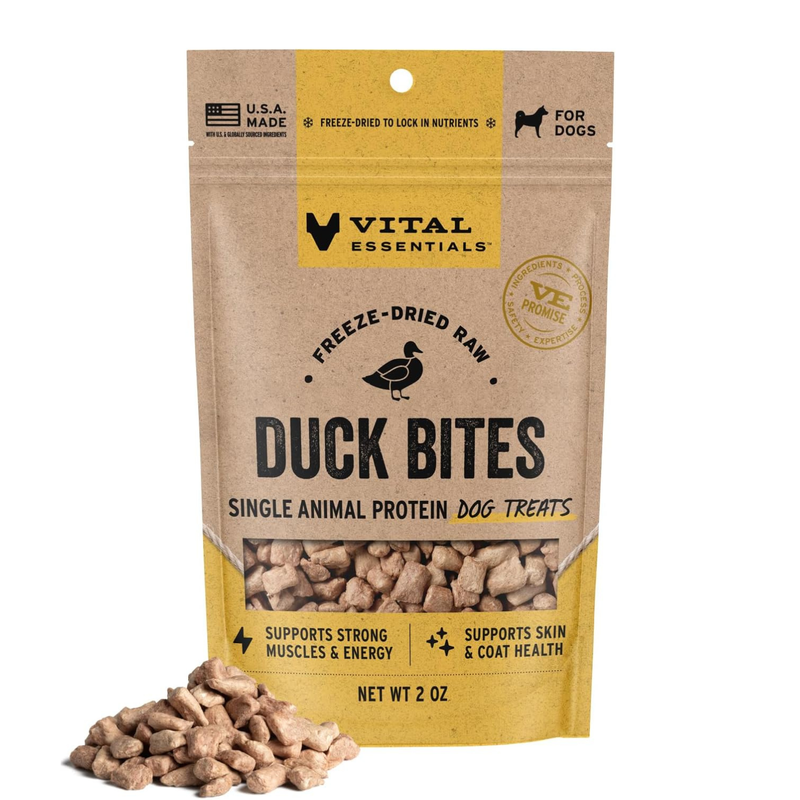 Freeze Dried Dog Treat - Duck Bites