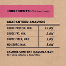 Traitement de chat séché gelé - Poitrine de poulet - 1 oz