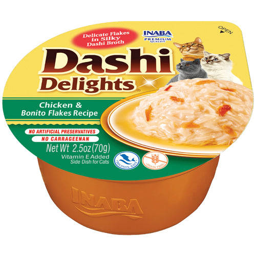 Cat Treat - Dashi Delights - Chicken & Bonito Flakes Recipe - 70 g