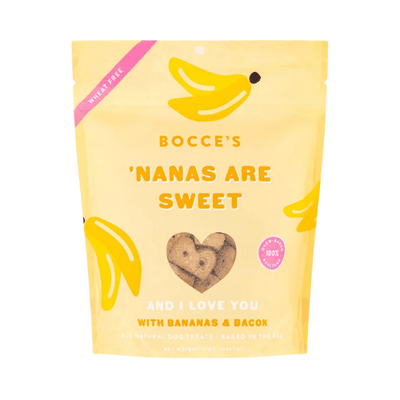 Dog Treat - 'Nanas are Sweet - Biscuits with Bananas & Bacon - 5 oz