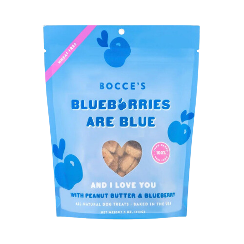 Dog Treat - Blueberries are Blue - Biscuits with Peanut Butter & Blueberry - 5 oz