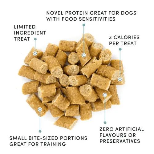 Natural Dog Treat - Semi Moist Duck Mini Trainers - 300 g