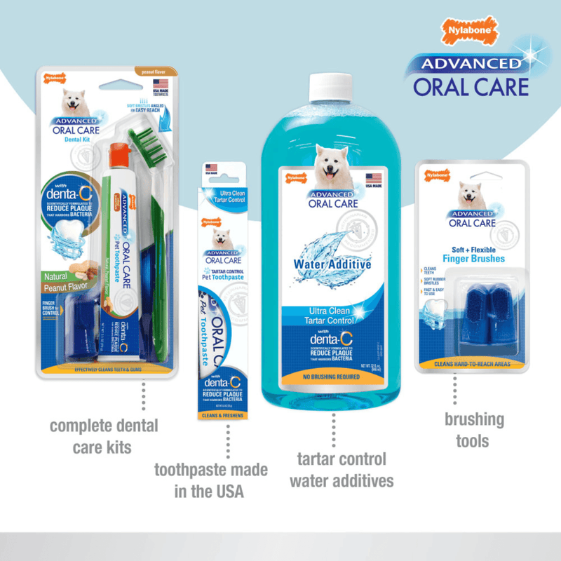 Advance Oral Care - Cat Dental Kit - Ultra Clean Tatar Control - J & J Pet Club - Nylabone