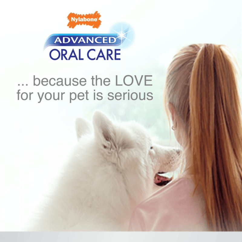 Advanced Oral Care - Dog Toothpaste - Natural Peanut Flavor - 2.5 oz - J & J Pet Club - Nylabone