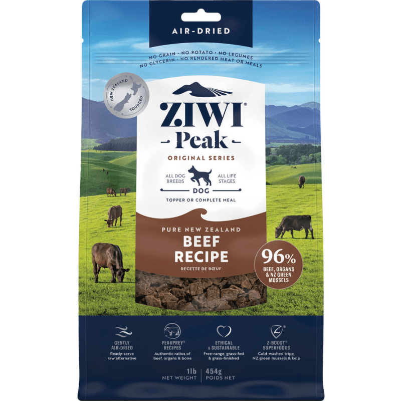 Air Dried Dog Food - Beef Recipe - J & J Pet Club - Ziwi Peak