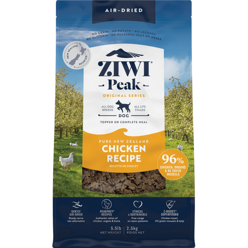Air Dried Dog Food - Chicken Recipe - J & J Pet Club - Ziwi Peak