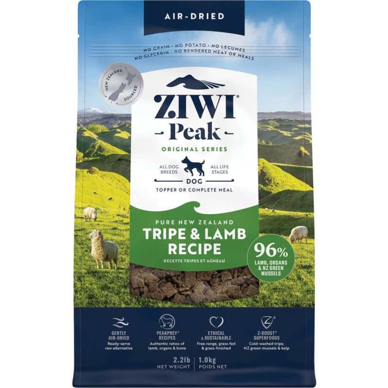 Air Dried Dog Food - Tripe & Lamb Recipe - J & J Pet Club - Ziwi Peak