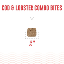 Air Dried Dog Treat - Cod & Lobster Combo Bites - 3 oz - J & J Pet Club - Icelandic+