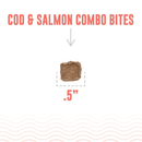 Air Dried Dog Treat - Cod & Salmon Combo Bites - 3 oz - J & J Pet Club - Icelandic+