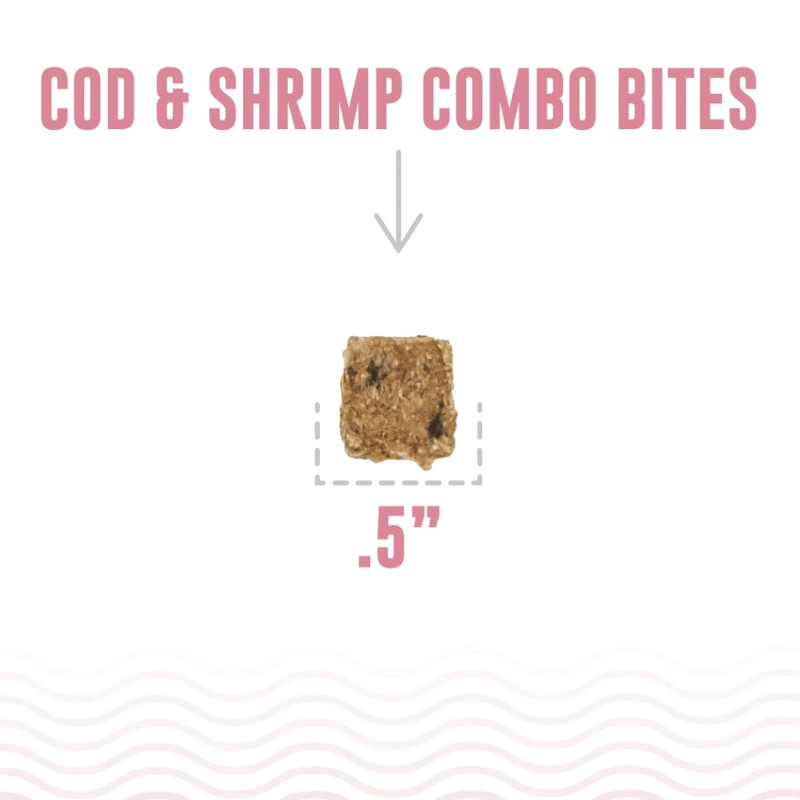 Air Dried Dog Treat - Cod & Shrimp Combo Bites - 3 oz - J & J Pet Club - Icelandic+