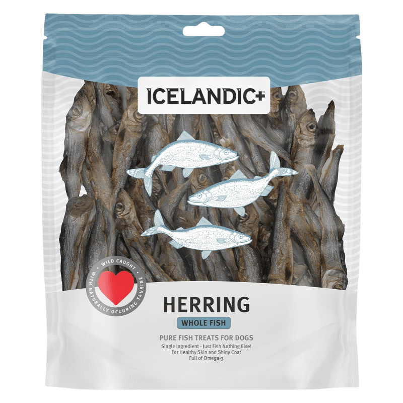 Air Dried Dog Treat - Herring Whole Fish - J & J Pet Club - Icelandic+