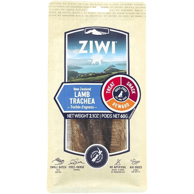 Air Dried Dog Treat - Lamb Trachea - 2.1 oz - J & J Pet Club - Ziwi Peak