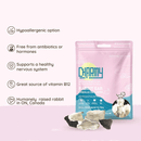 Air Dried Dog Treat - Rabbit Ear - 35 g - J & J Pet Club - Charmy Box