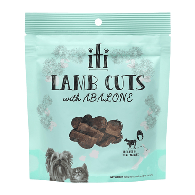 Air Dried Treat For Dogs & Cats - Lamb Cuts with Abalone - 100 g - J & J Pet Club - iTi Pet
