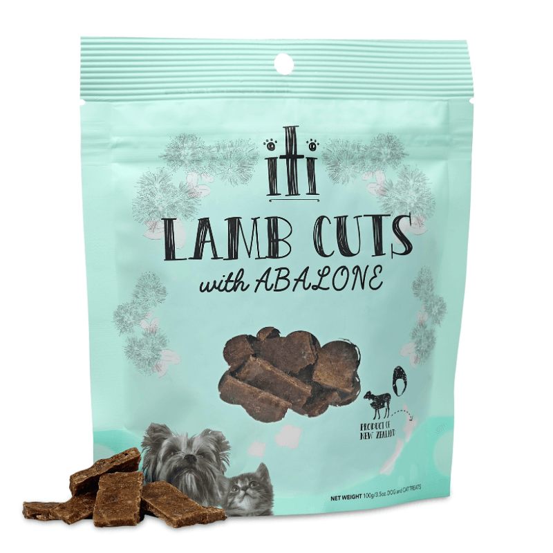 Air Dried Treat For Dogs & Cats - Lamb Cuts with Abalone - 100 g - J & J Pet Club - iTi Pet