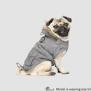 Alaskan Army Parka - Salt & Pepper - J & J Pet Club - Canada Pooch