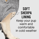 Alaskan Army Parka - Salt & Pepper - J & J Pet Club - Canada Pooch