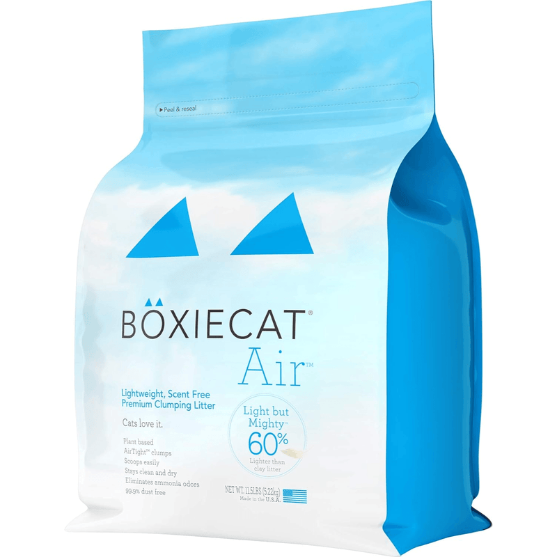 BOXIE CAT AIR - Lightweight, Scent Free Premium Clumping Litter - J & J Pet Club - BOXIE