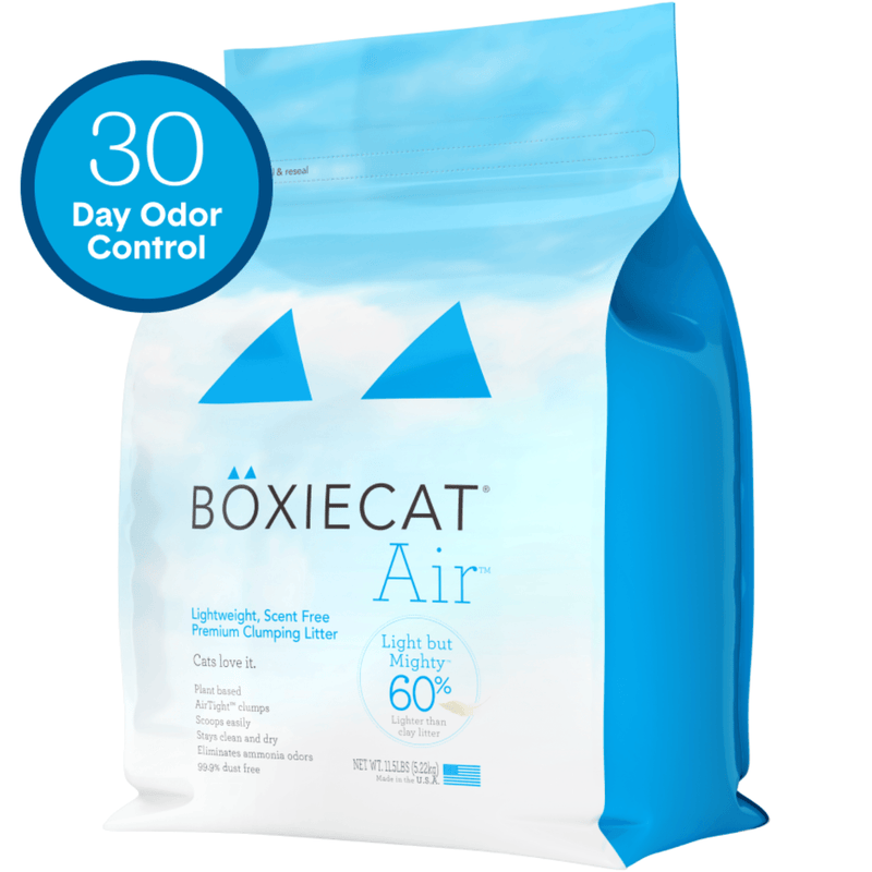 BOXIE CAT AIR - Lightweight, Scent Free Premium Clumping Litter - J & J Pet Club - BOXIE