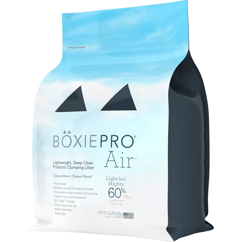 BOXIE PRO AIR - Lightweight, Deep Clean Probiotic Clumping Litter - J & J Pet Club - BOXIE